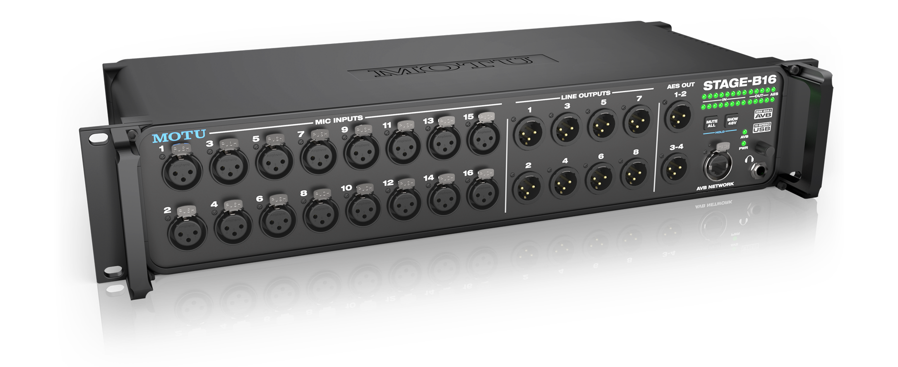 MOTU Stage-B16 16-Input AVB Stage Box, Mixer and USB Audio Interface - view 3