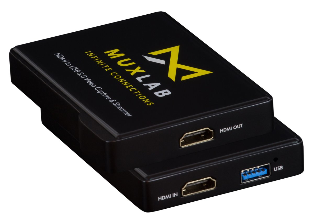 MuxLab 100516 HDMI to USB 3.0 Video Capture & Streamer