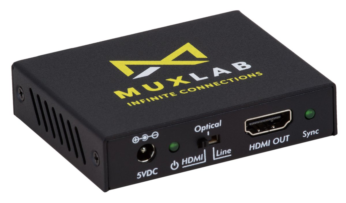 MuxLab 100527 HDMI to HDMI with Audio Embedder, 4K/60 - view 5