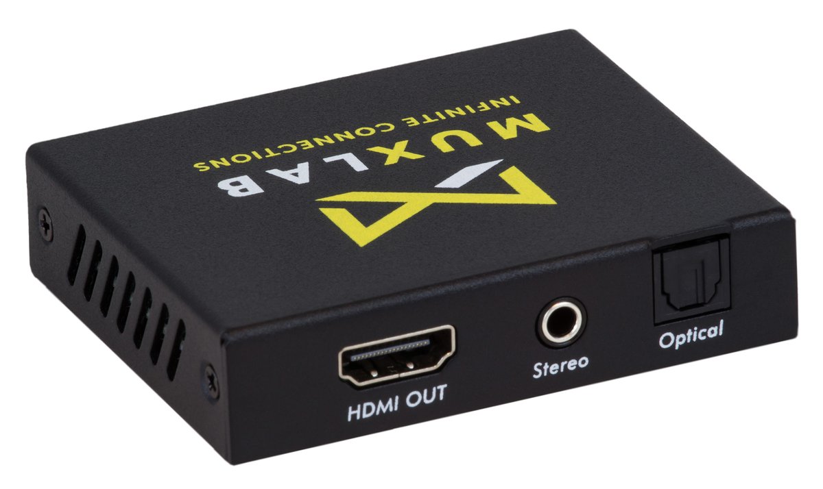 MuxLab 100528 HDMI to HDMI with Audio De-embedder, 4K/60 - view 5