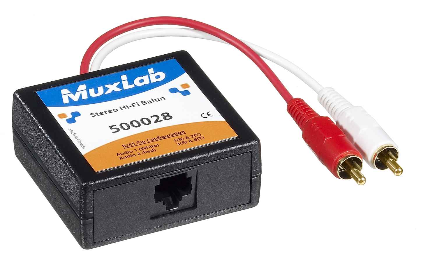 MuxLab 500028 Stereo Hi-Fi Balun