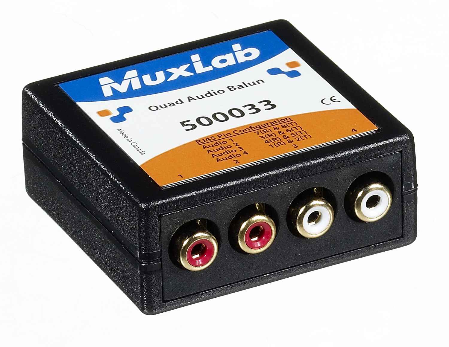 MuxLab 500033 Quad Audio Balun