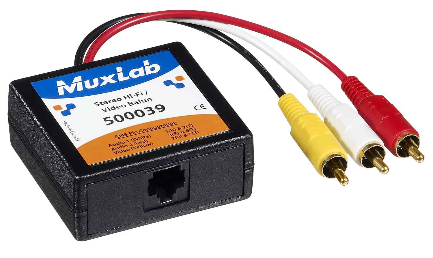 MuxLab 500039 Stereo Hi-Fi Video Balun 2-Pack - view 3