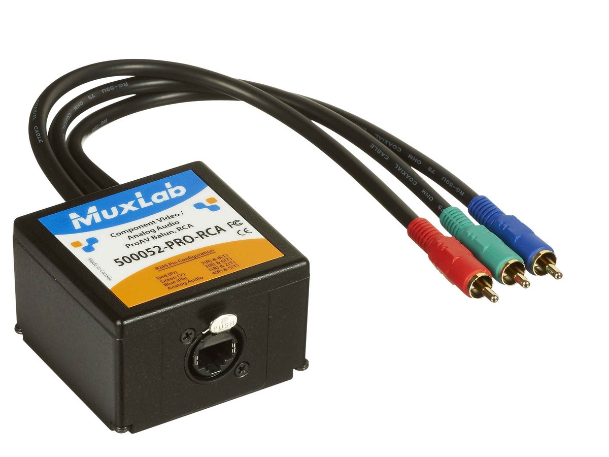MuxLab 500052 Component Video/Analog Audio Balun - view 3