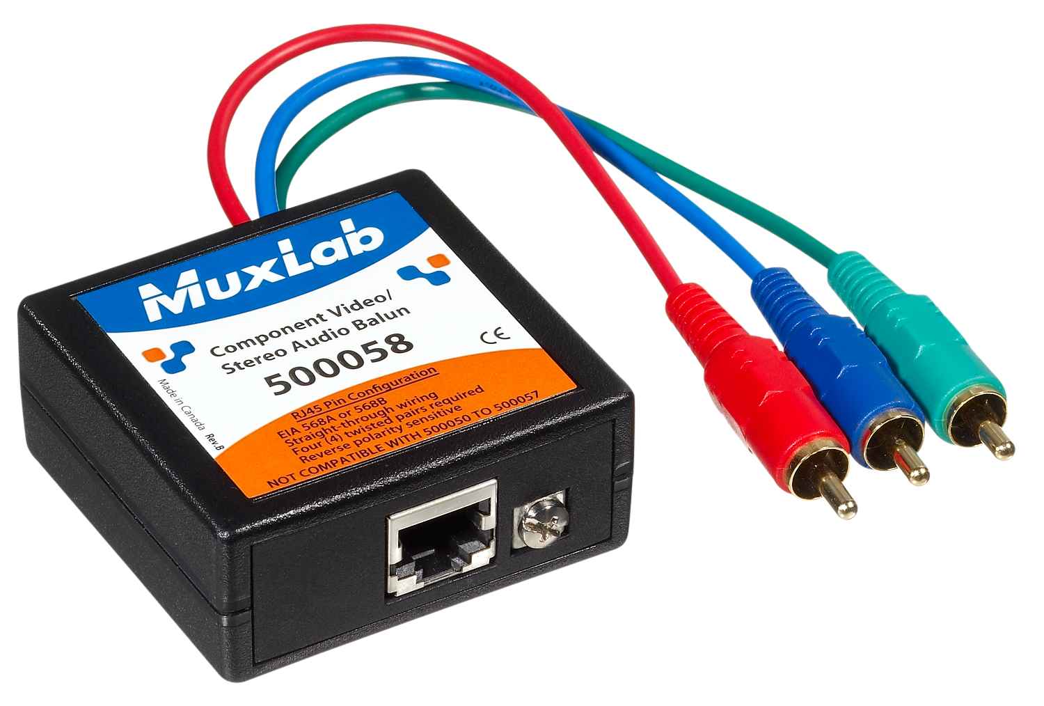 MuxLab 500058 Component Video/Stereo Audio Balun 2-Pack - view 2