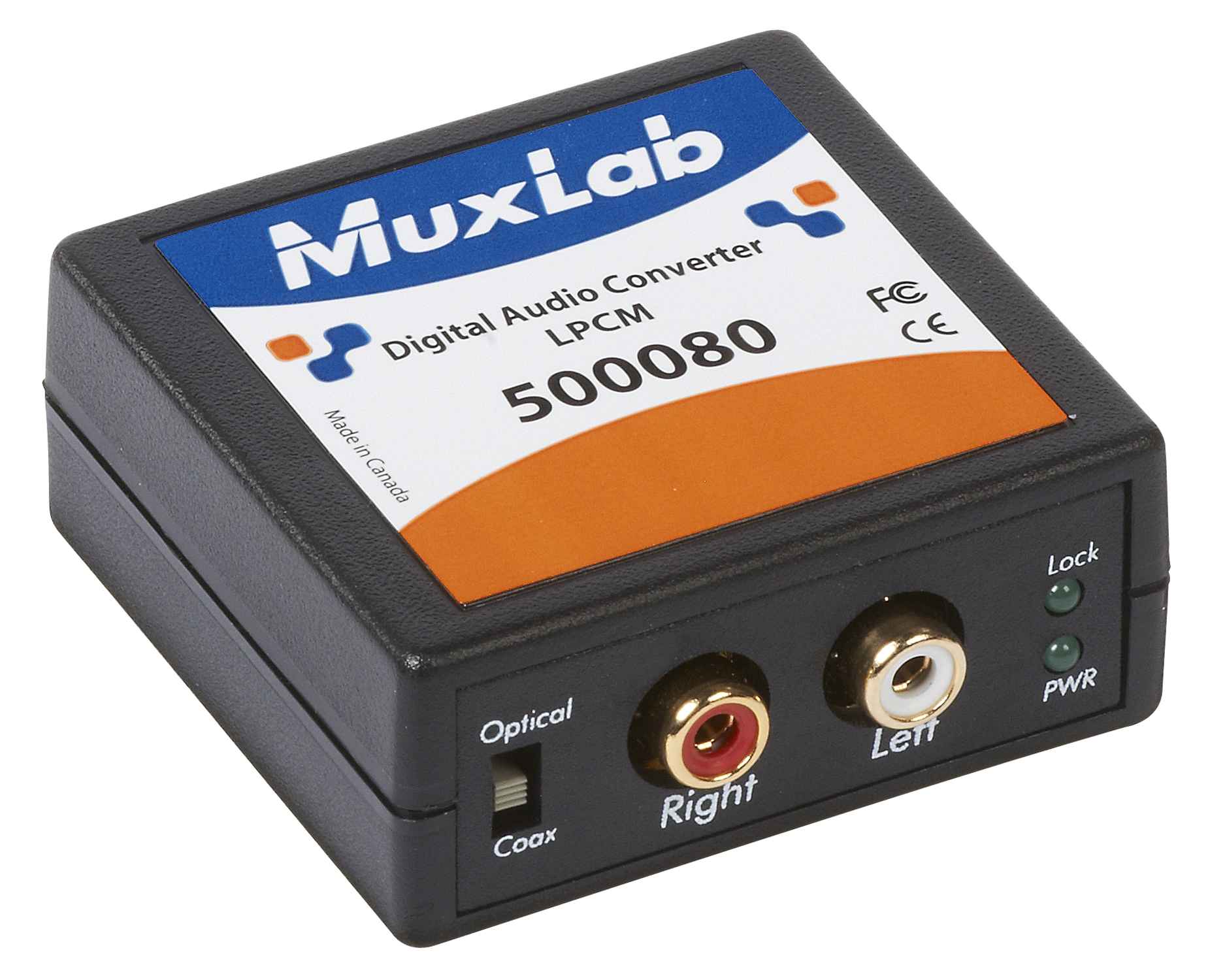 MuxLab 500080 Digital Audio Converter (DAC) - view 2