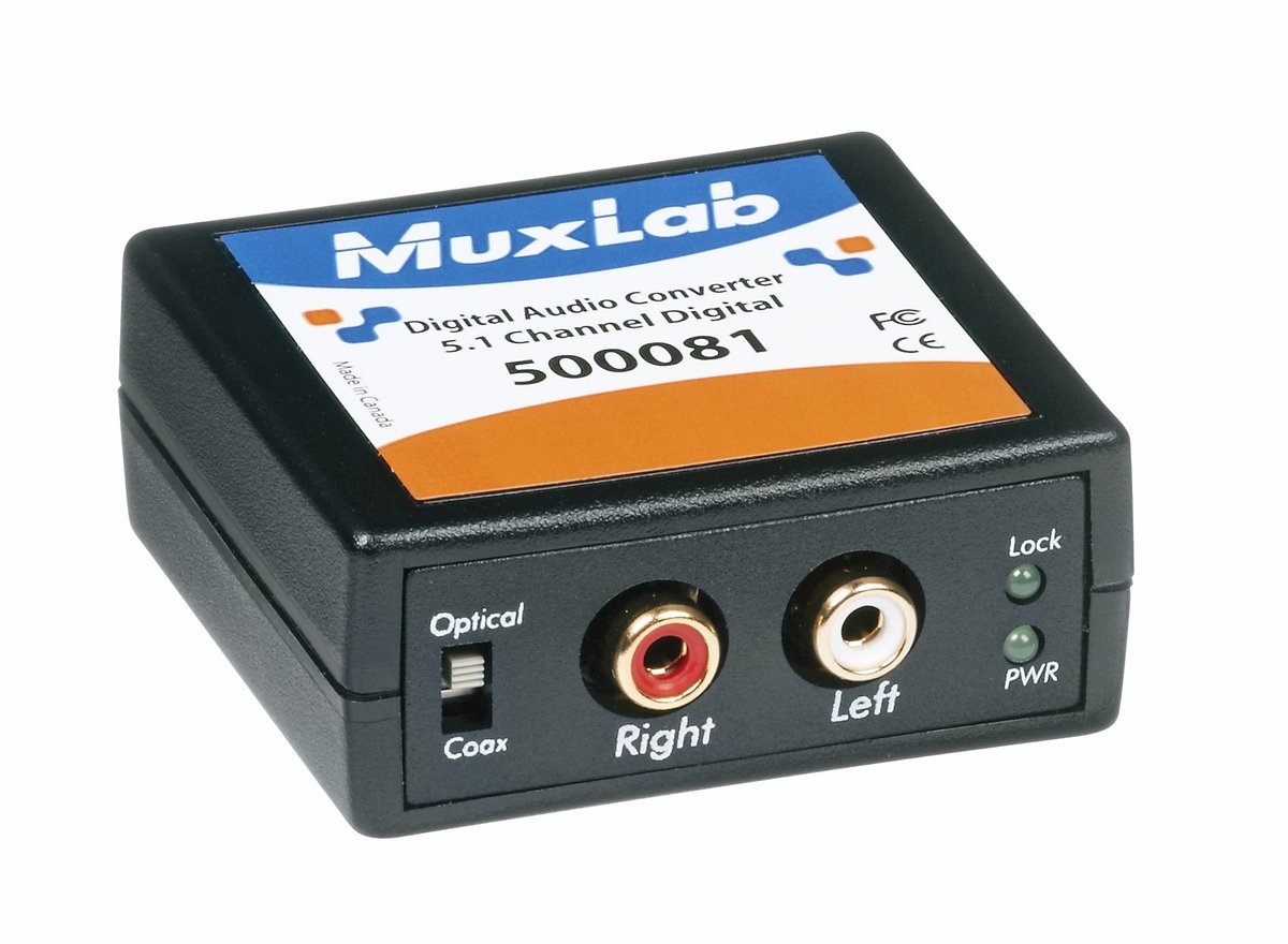 MuxLab 500081 Digital Audio Converter, Dolby Digital