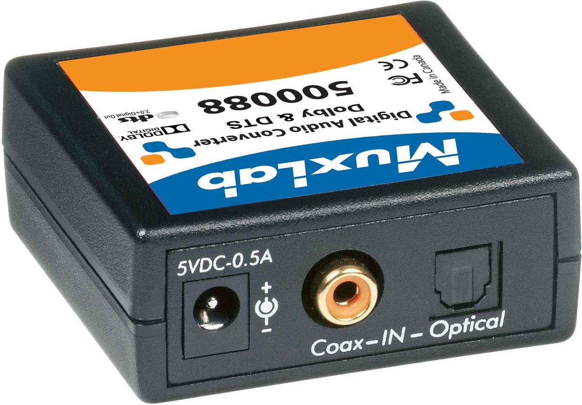 MuxLab 500088 Digital Audio Converter, Dolby & DTS - view 2