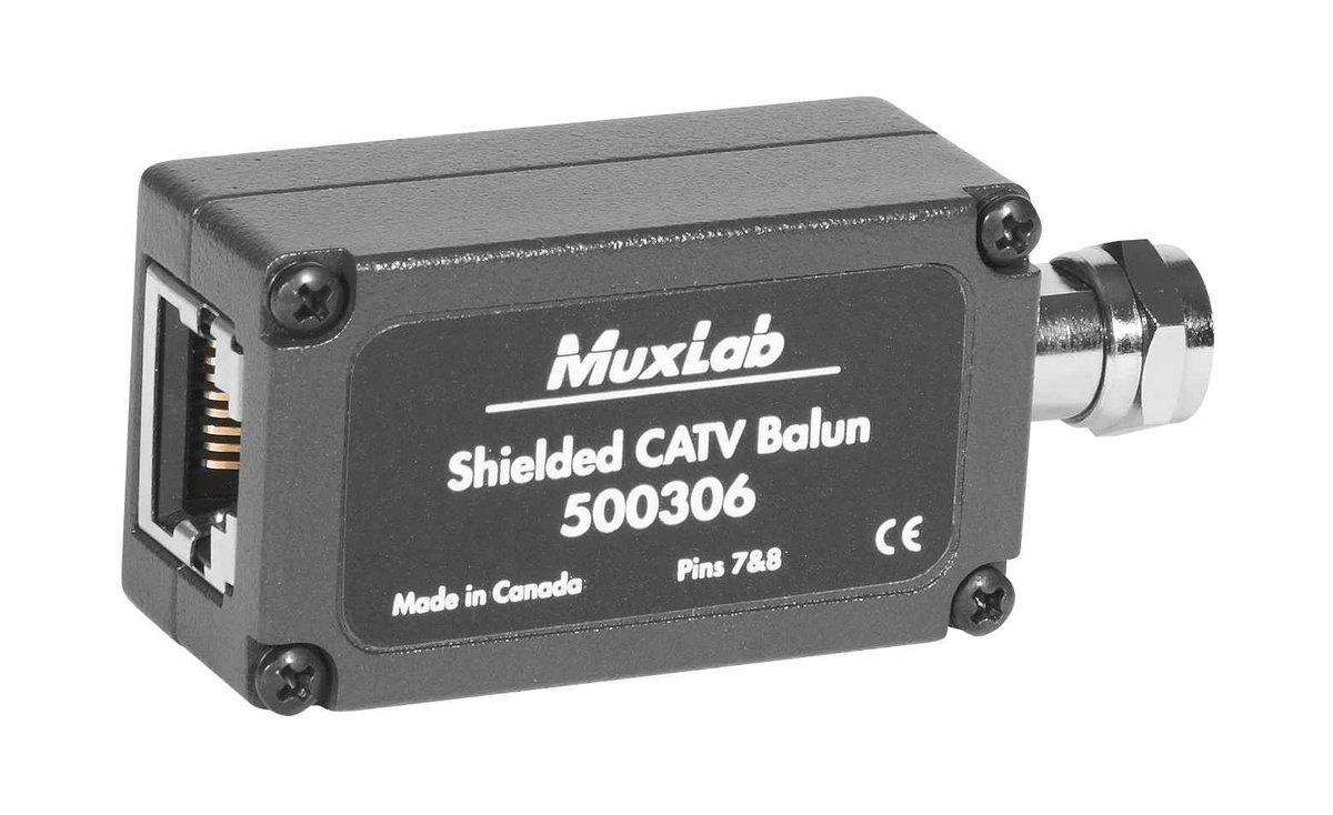MuxLab 500306 Shielded CATV Balun