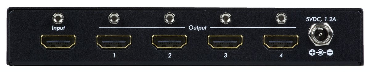 MuxLab 500426 HDMI 1x4 Splitter, 4K60 - view 4