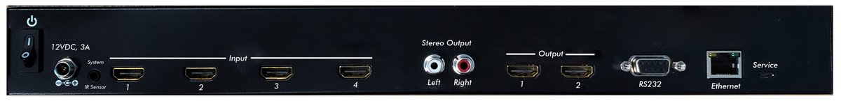 MuxLab 500446 4x2 HDMI 2.0 Quad-View Processor - view 3