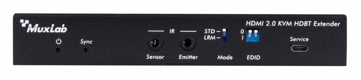MuxLab 500449 HDMI 2.0 KVM HDBT Extender Kit, 100m - view 2