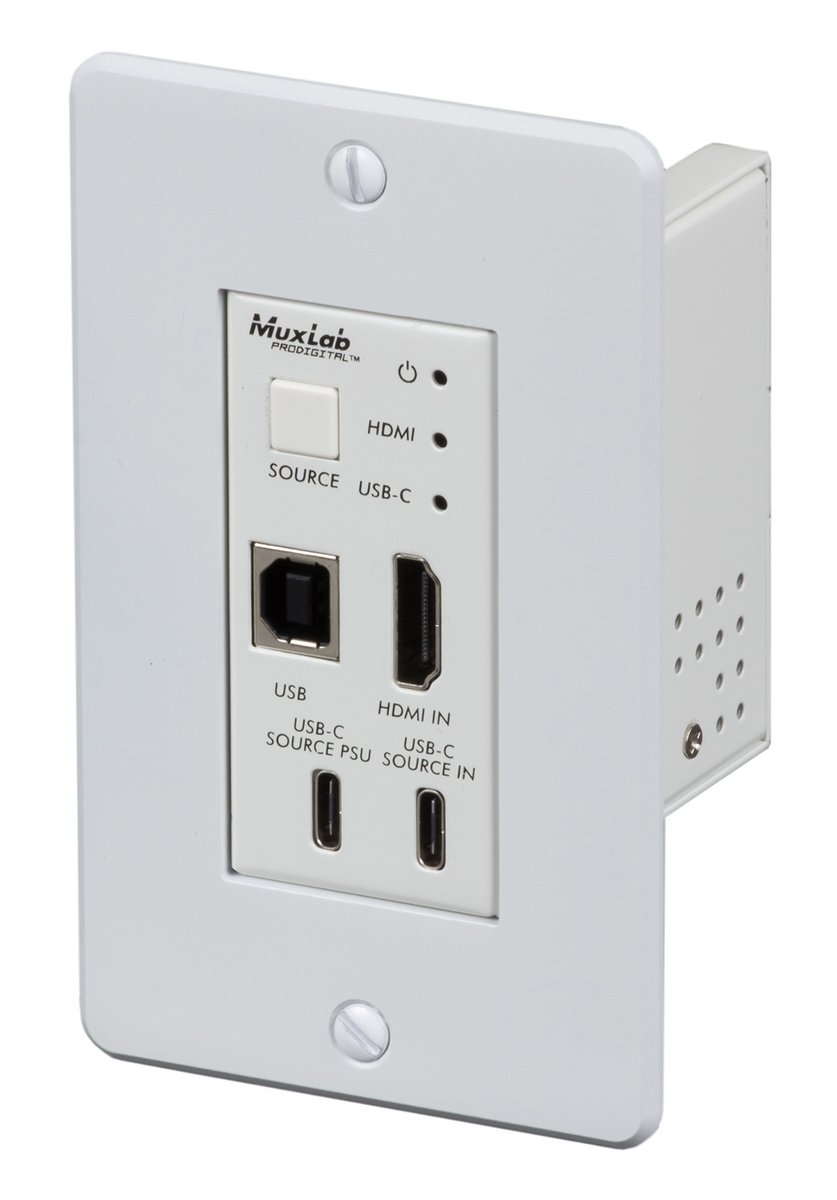 MuxLab 500452 HDMI/USB-C KVM Extender Kit, HDBT, 4K/60 - view 3