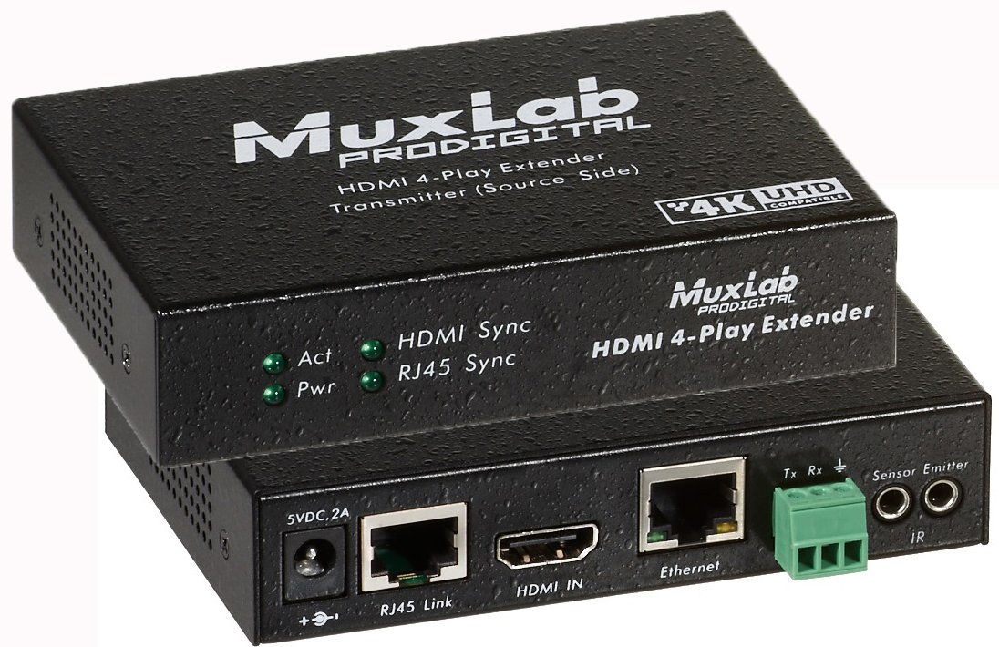 MuxLab 500456 HDMI 4-Play Extender Kit - view 2