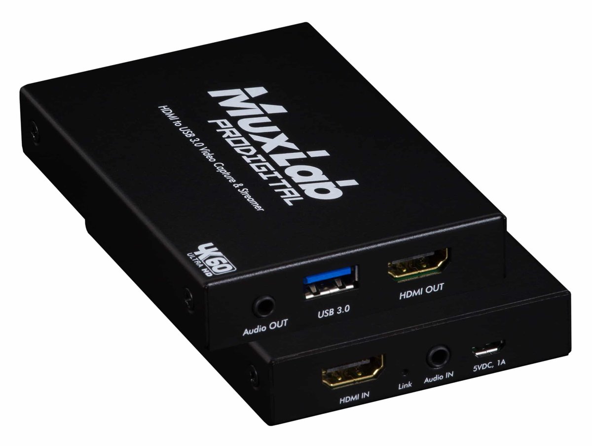 MuxLab 500467 HDMI to USB 3.0 Video Capture & Streamer