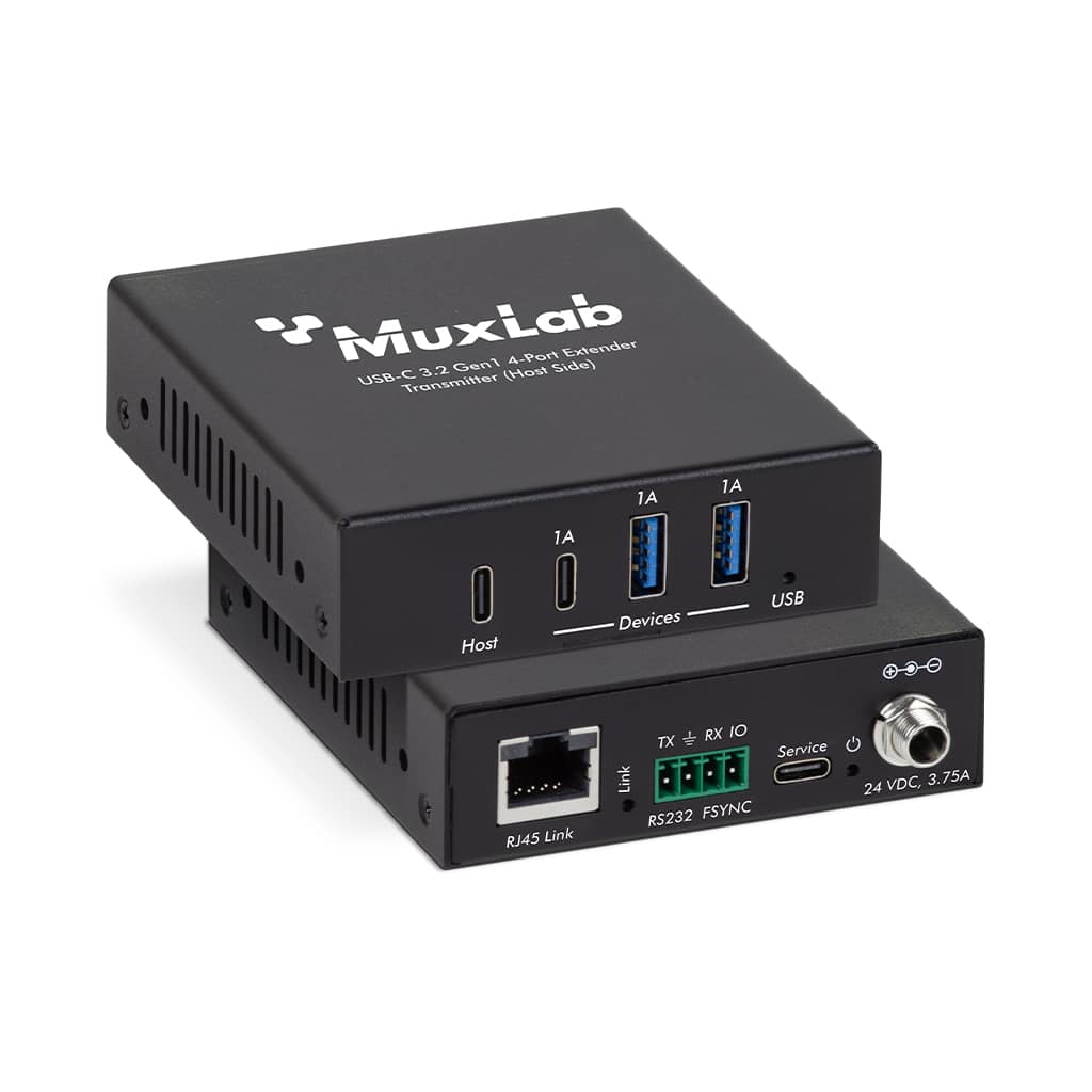 500534 USB-C 3.2 Gen1 4-Port Extender Kit, 100m