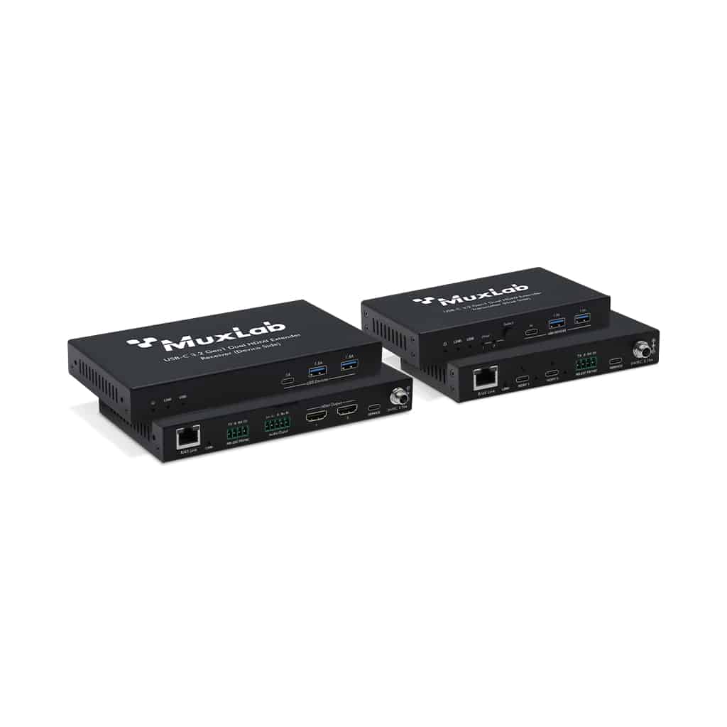 500536 USB-C 3.2 Gen1 Dual HDMI Extender Kit, 100m