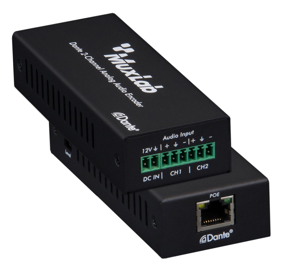 MuxLab 500551 Dante 2-Channel Analog Audio Encoder