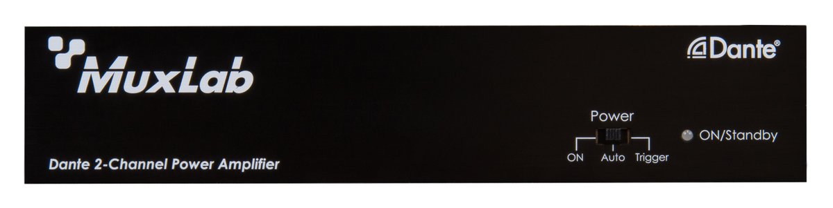MuxLab 500553 Dante 2-Channel Power Amplifier 240W - view 3