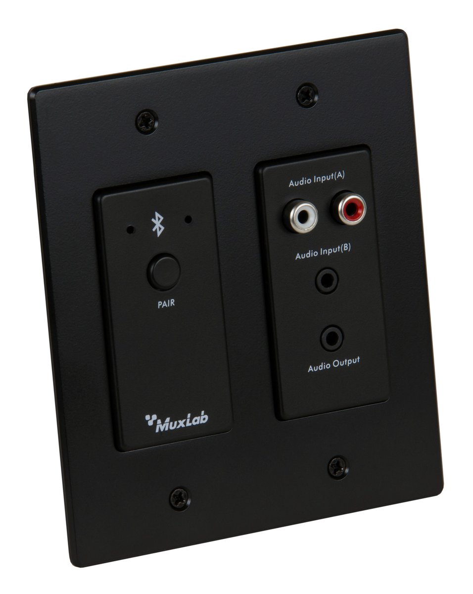 MuxLab 500555 Bluetooth and Analog Audio to Dante Interface