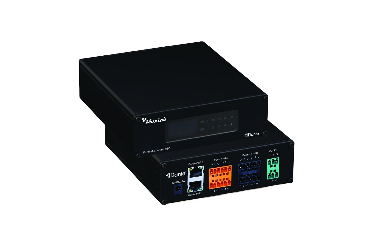 MuxLab 500556 Dante 4-Channel Audio DSP - view 2