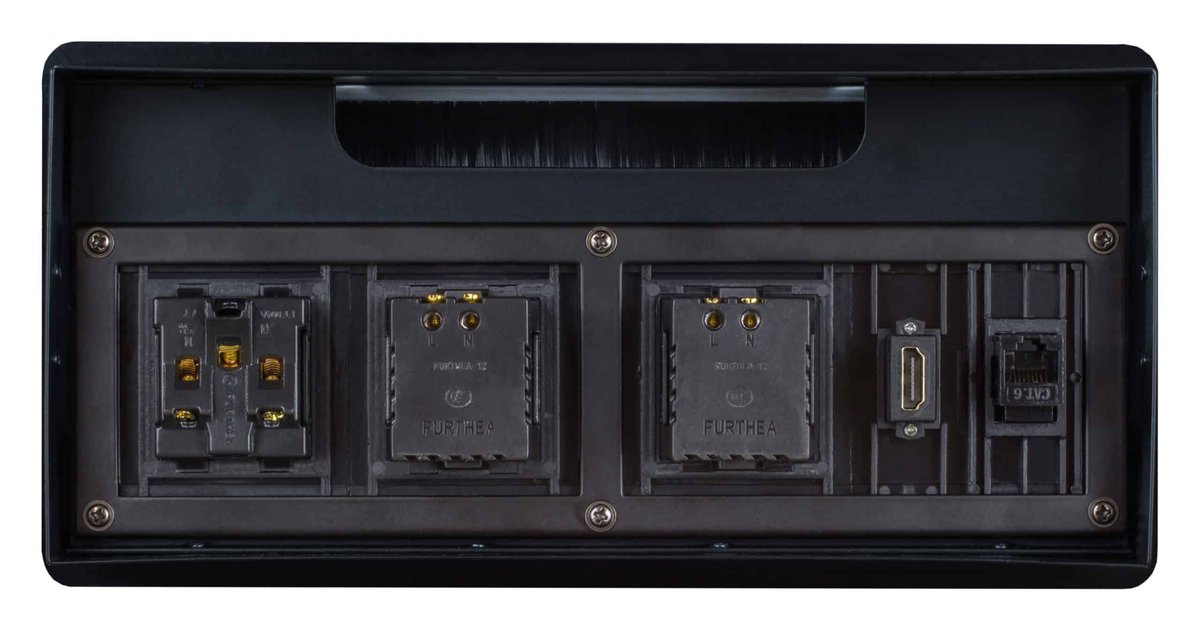 MuxLab 500610 Table Top Panel Black - view 2