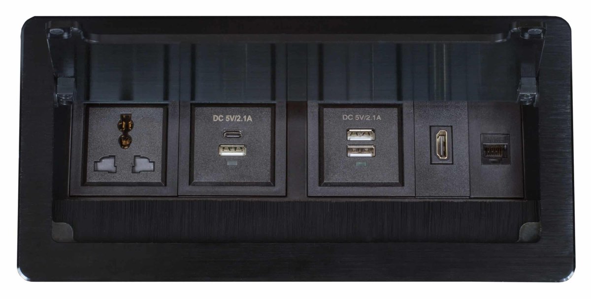 MuxLab 500610 Table Top Panel Black - view 3