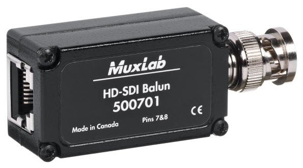 MuxLab 500701 HD-SDI Balun - 2 Pack