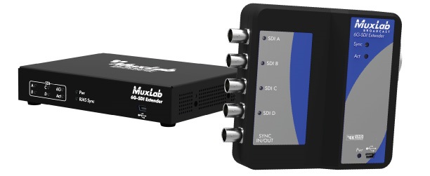 MuxLab 500730 6G-SDI Extender Over UTP - view 2