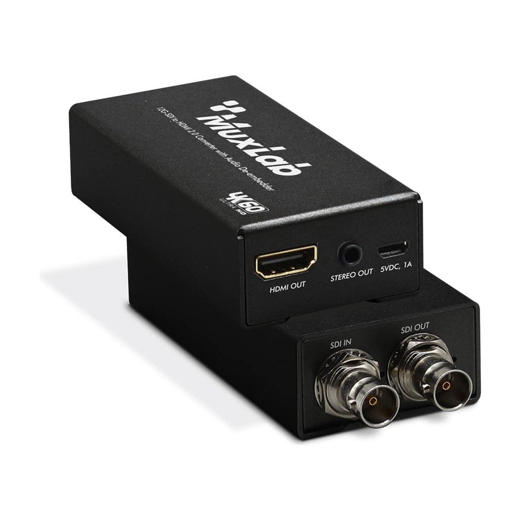 500744 12G-SDI to HDMI 2.0 Converter with Audio Ext