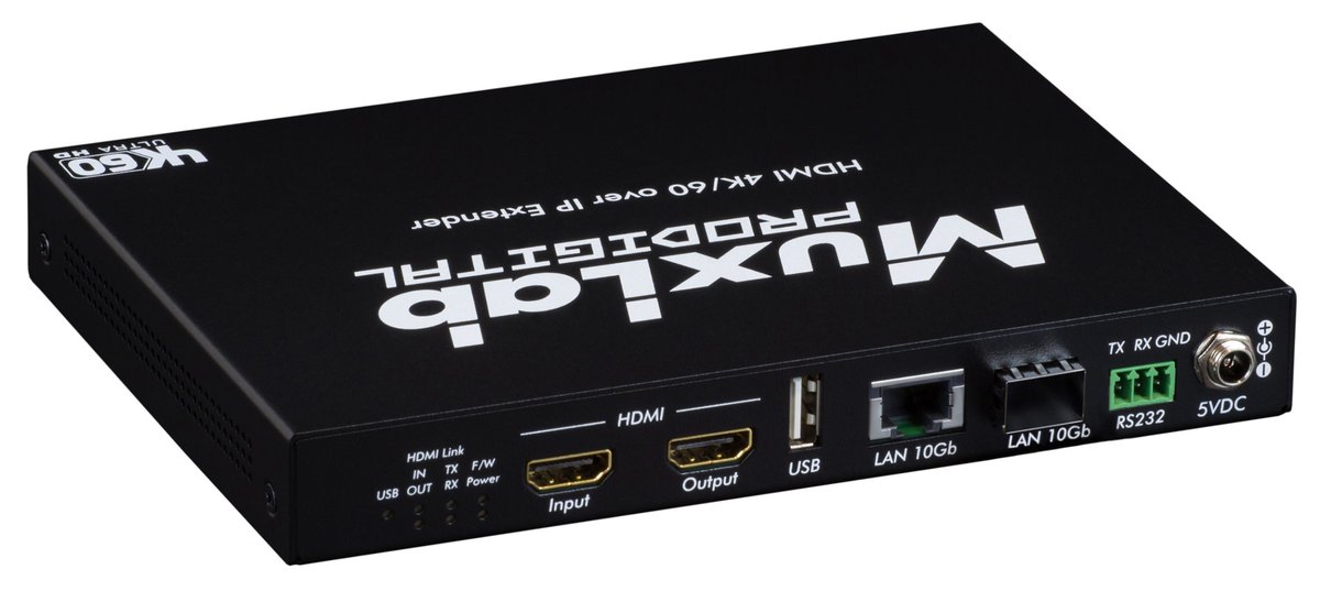 MuxLab 500766 HDMI 4K/60 KVM over IP Transceiver 10Gb, UTP - view 2