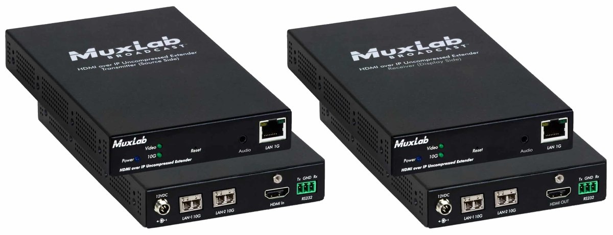 MuxLab 500774 HDMI 4K / ST2110 over IP Uncompressed Gateway Converter RX, MM - view 2