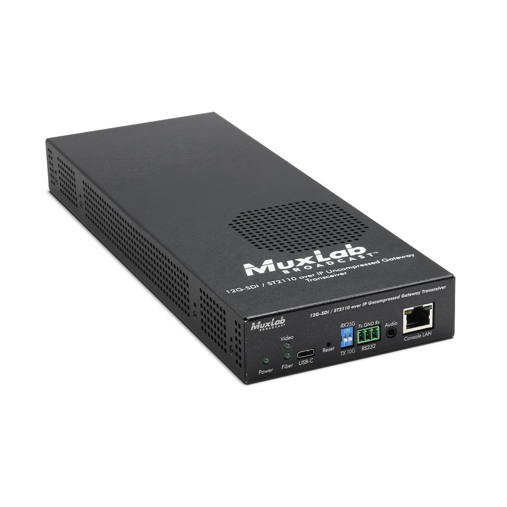 MuxLab 500775 12G-SDI/ST2110 over IP Gateway TRX - view 4