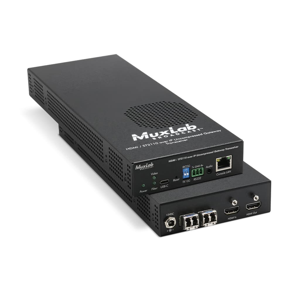 MuxLab 500794 HDMI 2.0/ST2110 over IP Gateway TRX