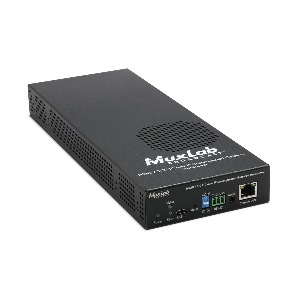MuxLab 500794 HDMI 2.0/ST2110 over IP Gateway TRX - view 3