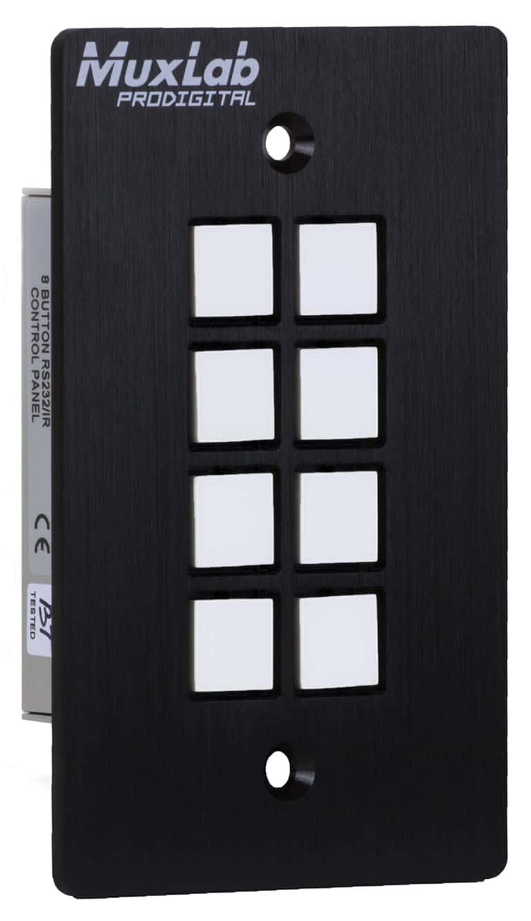 MuxLab 500816 8 Button IP PoE Control Panel