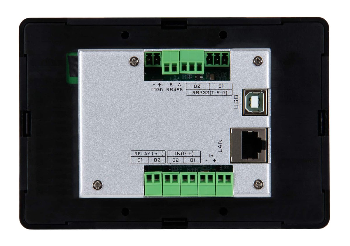 MuxLab 500817 Touch Control Panel 5 inch, PoE - view 2