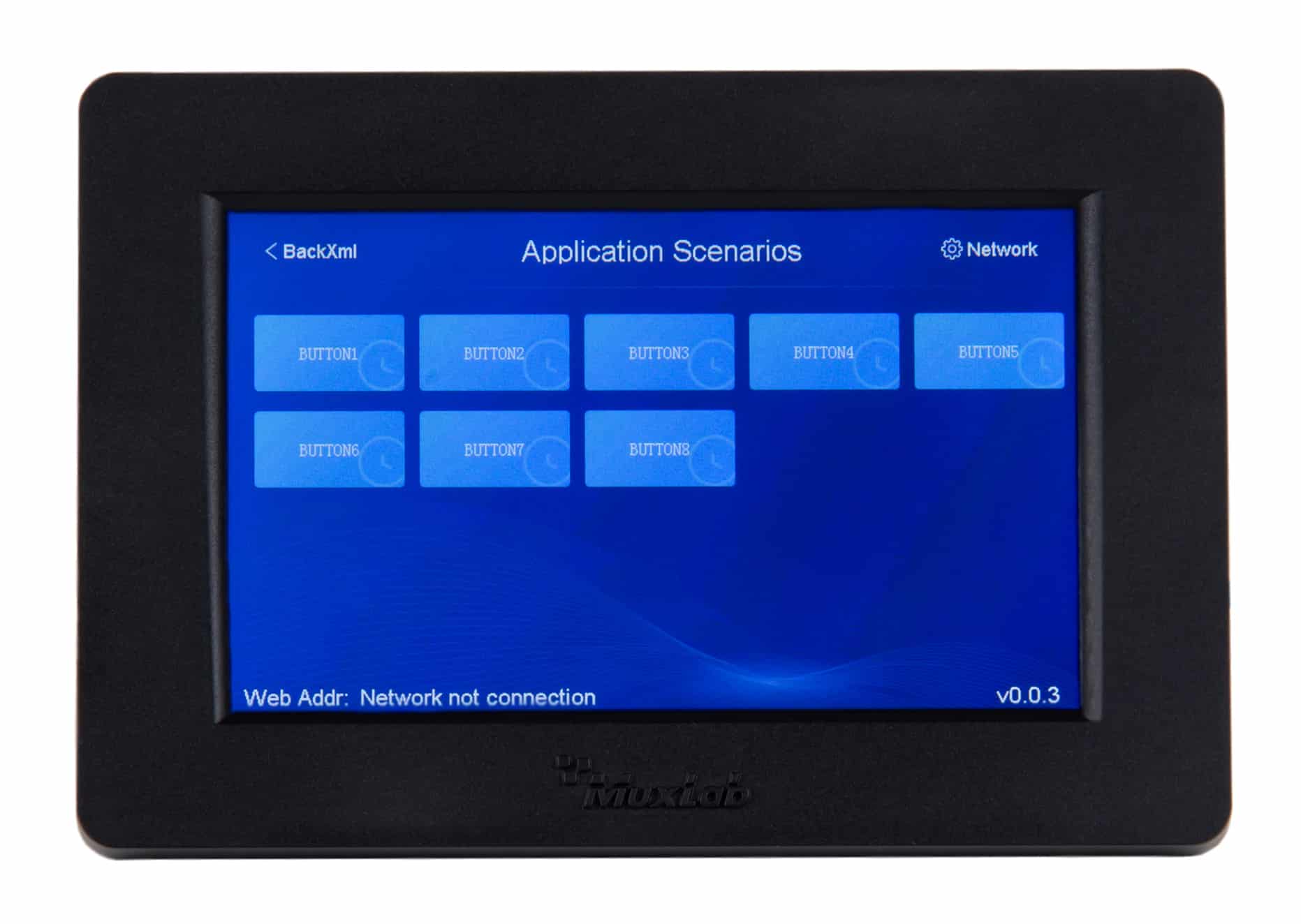 MuxLab 500817 Touch Control Panel 5 inch, PoE - view 3