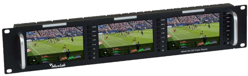 500840 HDMI/3G-SDI Triple Display, 4K/30