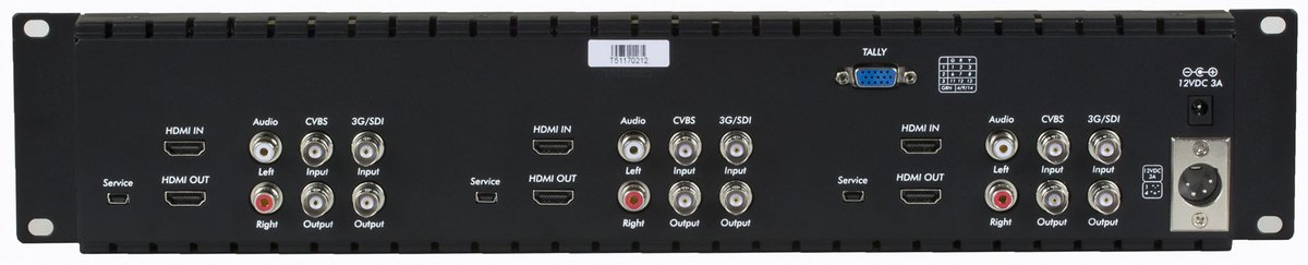 MuxLab 500840 HDMI/3G-SDI Triple Display, 4K/30 - view 2