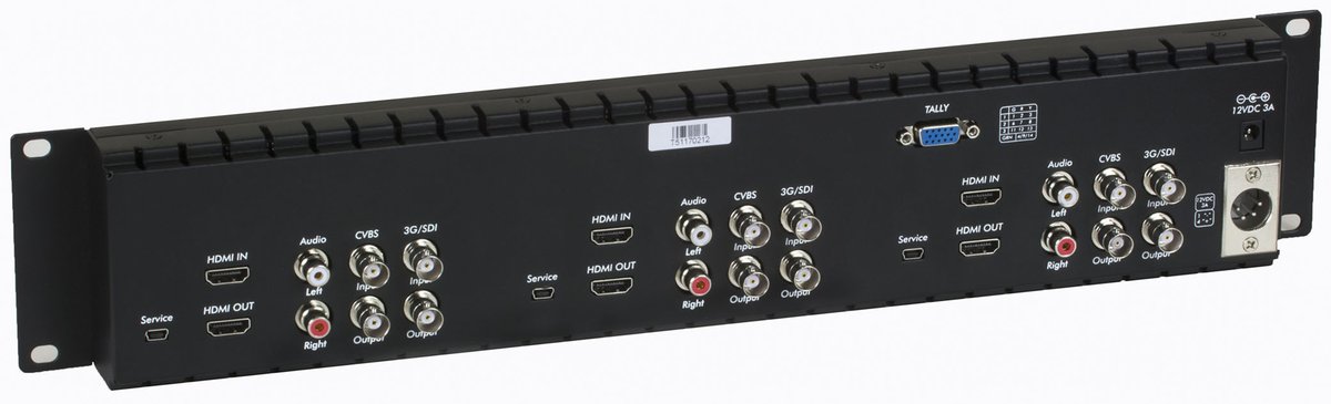 MuxLab 500840 HDMI/3G-SDI Triple Display, 4K/30 - view 4