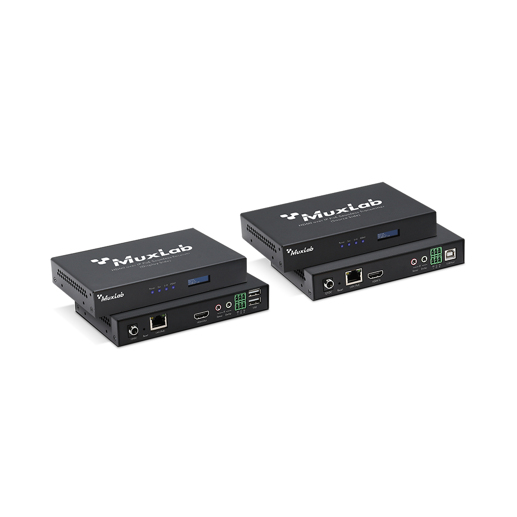 MuxLab 500864 HDMI over IP PoE Seamless Receiver, 1080P - view 4