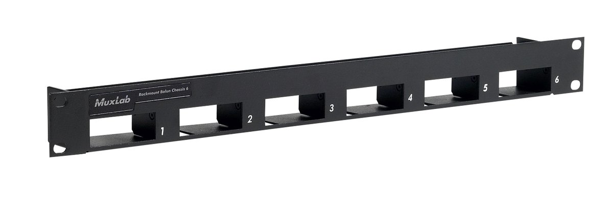 MuxLab 500902 Rackmount Balun Chassis 6