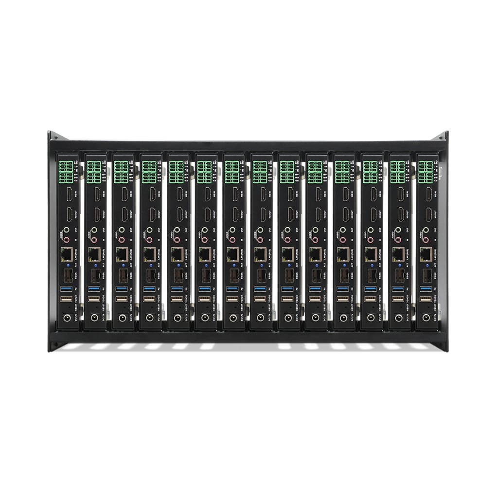 MuxLab 500925 14 Port Rackmount Transceiver Chassis 5.5U - view 2