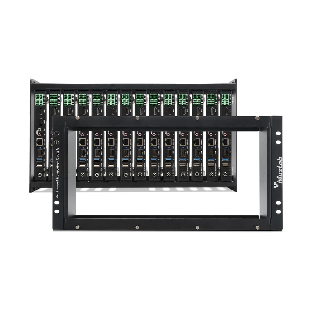 MuxLab 500925 14 Port Rackmount Transceiver Chassis 5.5U - view 3