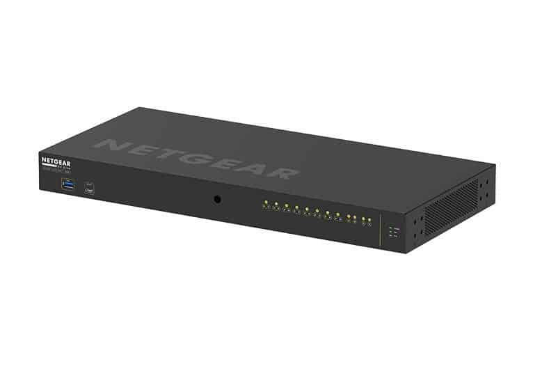 MuxLab 500995-NGS Netgear GSM4212P 10-Port Gigabit PoE Managed Switch, Pre-Configured