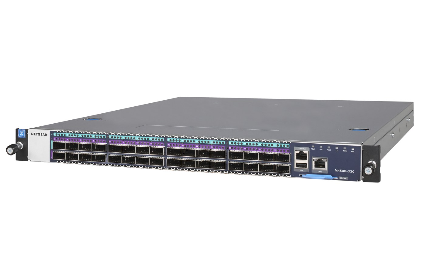 NETGEAR M4500-32C 32-Port 100G QSFP28 Managed AV Switch (CSM4532) - view 2