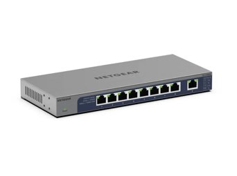 NETGEAR 8-Port Gigabit Ethernet Unmanaged Switch with Multi-Gig Uplink (GS108MX)