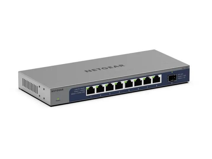 NETGEAR 8-Port Gigabit Ethernet Unmanaged Switch with 10G SFP+ Uplink (GS108X) product image