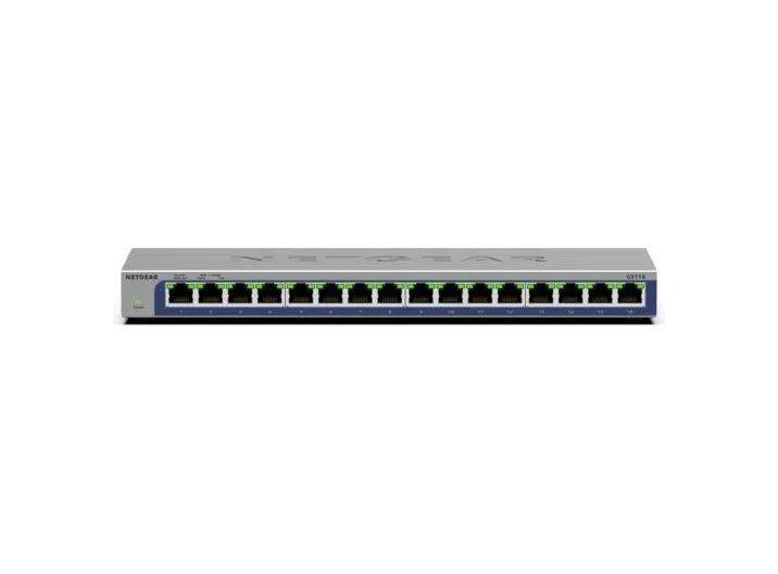 NETGEAR 16-Port Gigabit Ethernet Unmanaged Switch (GS116) - view 2